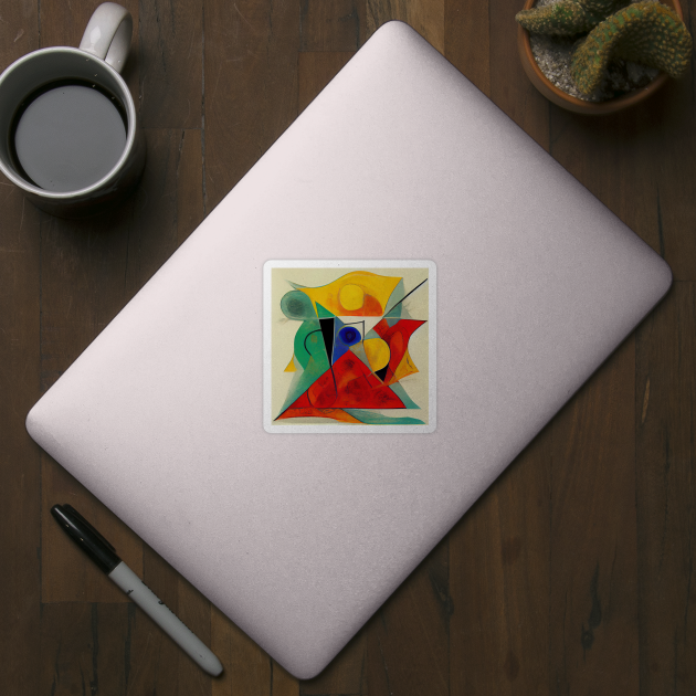 Illustrations inspired by Wassily Kandinsky by VISIONARTIST